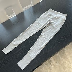 Alo Yoga High-Waist Alosoft Lounge Legging - Size Small - Athletic Heather Grey